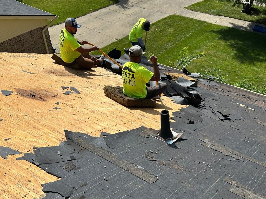 Old Shingle Roof Removal